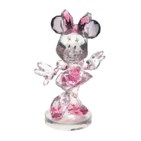 在飛比找momo購物網優惠-【Enesco】精品家飾 Disney 米妮透明居家擺飾(J