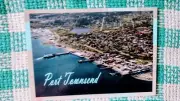 BEAUTIFUL POST CARD AERIAL VIEW OVERLOOKING PORT TOWNSEND WASHINGTON