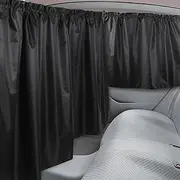 Set of 3 Car Window Shade for Baby, 98% Light Blocking Car Privacy Window Covers, 1Privacy Divider Car Curtains & 2 Side Window Sun Shade for Sedan Truck SUV Car Camping Sleeping Accessories