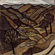 Grey Day in the Ranges : Margaret Preston : Art Print Suitable for Framing
