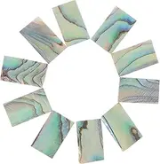 CIMAXIC 10pcs Abalone Shell Inlay Strips for Diy Guitar Decor Shell Decoration Strips