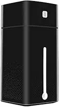 XENITE Room Humidifier, Humidifier for Bedroom, Ultrasonic Cool Mist Humidifiers, Easy to Clean, 9 Hours Auto Shut Off, Humidifier (Color : Black)
