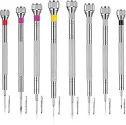 THJOPOKEEL 8Pcs Precision Screwdriver Set, Watch Repair Screwdriver Set 0.6-1.6 mm With 8 Extra Replace Blades, Micro Screwdriver For Watch Repair, Eyeglasses Repair, Jewelry Work, Electronics Repair