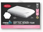 Tontine Comfortech Memory Foam Pillow, Soft Feel, Medium Height, Classic Shape, Machine Washable Cover, 5 Years Guarantee