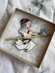 pinsbyarisamon Butterfly Girl Rey (GITD) Enamel Pin