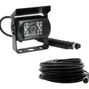 Elinz 4 PIN Heavy Duty 12V 24V CCD IR Reversing Camera 20M