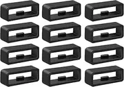 18mm Band Keepers for Garmin Venu 3S 2S / Vivoactive 4S / Vivomove 3S / Forerunner 255s 265s Watch Band, Silicone Security Loop Replacement Band Keeper Loop/Holder/Clips/Fastener