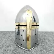 Templar Crusader Knight Helmet with Free Display Stand handmade replica