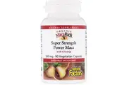 Natural Factors Organic MacaRich Super Strength Power Maca with Ginseng - 500mg, 90 Vegetarian Capsules