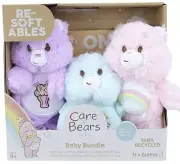 Care Bears Baby Bundle Bedtime Bear Rattle Cheer Bear Share Bear Comforter Toys