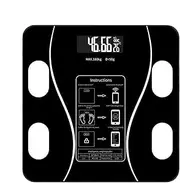 Smart Scale - 26 X 26cm Digital Smart Scale with BMI, Body Fat, Muscle Mass | Accurate Composition Monitor Health Analyzer with Smartphone App for Men Women