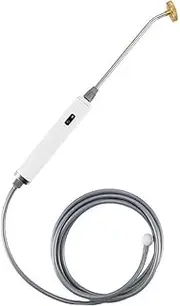 Stainless Steel Watering Wand with Adjustable Spray and Easy Electric Sprayer Wand for Garden Hose, Retractable 11-19 Inch Sprayer Wand with 9.8 Feet Hose Spare Copper Wand and (タイプ3)