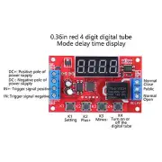 12V Relay Module Digital Timing Delay Programmable Trigger Switch Tool New