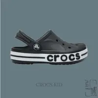 在飛比找蝦皮商城優惠-CROCS CROCBAND 卡駱班 洞洞鞋 童鞋 黑【In