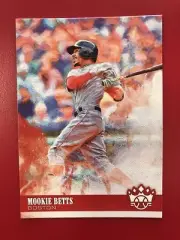 2018 Diamond Kings Baseball MOOKIE BETTS Base Card No. 62 Red Sox