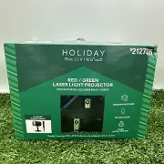 Show Lights Red & Green Laser Projector Red Green Steady Twinkle 2127326 NEW
