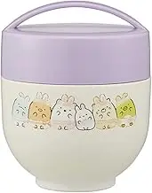 Skater LDNC6AG-A Antibacterial Insulated Bento Box, Bowl Shape, Lunch Jar, 19.3 fl oz (540 ml), Sumikko Gurashi, Rabbit Rice Bowl