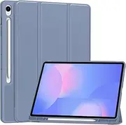 DWaybox Case for Samsung Galaxy Tab S10 FE Plus 13.1 Inch 2025 Model X620/X626B - Matte TPU Folio Smart Cover with Built-in Pencil Slot, Adjustable Kickstand & Shockproof Protection -Lavender