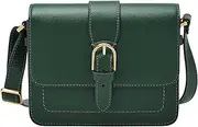 [FOSSIL] Women's Green Leather Zoey Crossbody Bag