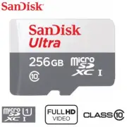 Micro SD Card SanDisk 256GB SDXC Class 10 Mobile Smart Phone Memory SDSQUNR-256G