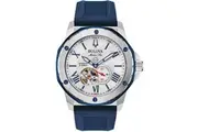 Bulova Chronograph 98A225 Silver Dial Blue Silicone Unisex Watch