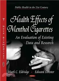 在飛比找三民網路書店優惠-Health Effects of Menthol Ciga