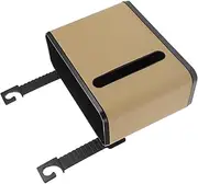 FUNOMOCYA Vehicle Storage Organizer With Tissue Holder And Trash Can Car Seat Back Box Enhances Car Interior Cleanliness And Organization