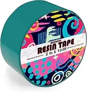 Resin Tape for Epoxy Resin Molding,Booshow Silicone Adhesive Tape, 2 inch Wide 164 Feet Long Traceless Craft Tape for Making River Tables Hollow Frame Bezels Epoxy Resin Craft Pendant