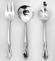 MANSFIELD by Oneida 3 Piece Serving Set NEW NEVER USED 18/10 made in USA
