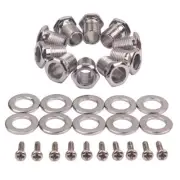 Hex Threaded Bushing Ferrules for Box Guitar Tuning Peg Tuner Machine Heads