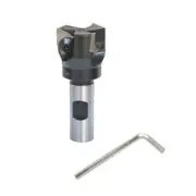 1-1/2 Inch Indexable End Mill 3/4 Inch Shank With TPG/TPU/TPC 321/322 Inserts