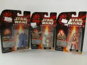 Star Wars Episode 1 LOT 3 Pcs. Hasbro RIC OLIE WATTO SENATOR PALPATINE CommTech