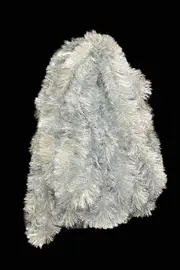 100m SILVER Christmas Tinsel - 150mm wide