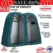 OZtrail Pop Up Ensuite Outdoor Camping & Hiking Portable Shower Toilet - Double
