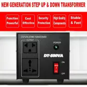 Voltage Converter 500W Transformer 110V to 220V , 220V to 110V Power Converter