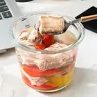 Glass Soup Storage Container, Glass Meal Prep Container GXO G6Y6