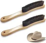 HAIKING Hat Brush, 2 PCS Felt Cleaning Brush for Shoes, Clothes and Furniture - Remove Hair Dust (30 cm/11.8 in)