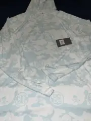 G/FORE GOLF EXPLODED ICON CAMO HOODED LUXE QUARTER ZIP MID LAYER XXL DAYBREAK