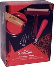Speedball Block Printing Tool Kit, Craft Kit, for Art & Craft, Printing, Block Print, Printmaking, Artists, Beginner, Professional, Gift, Set