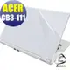 【EZstick】ACER CB3-111 透氣機身保護貼 (含上蓋、鍵盤週圍) DIY 包膜