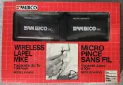 Ambico Wireless Lapel Microphone System Model V-0625 (NEW)