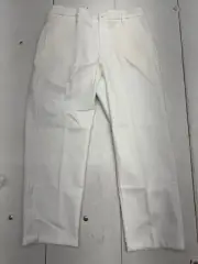 Red Kap White Straight Leg Chino Work Pants Mens Size 34x30