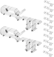 [ZUNOXAZ] 12Pcs Transparent Valance Clips for Blinds Easy DIY Installation Secure Window Blind Replacement Parts Sturdy Reliable Support for Blinds Suitable for Various Styles