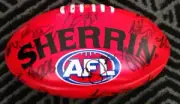 St Kilda Signed Football Sherrin - WE OFFER LAY-BY