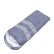 Single Sleeping Bag Outdoor Camping Hiking Thermal Grey