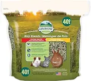 Oxbow Animal Health Hay Blends, Western Timothy & Orchard, Guinea Pig Hay, Small Pet Bunny Supplies, All Natural Grass for Guinea Pig & Rabbit, Oxbow Rabbit Supplies for Bunnies, 1.13KG. Bag