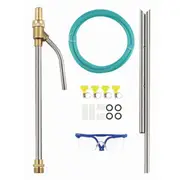 Pressure Washer Sandblasting Kits - Wet Abrasive Sandblaster Attachment, M22 Connector, 5000 PSI Photo Color