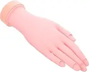 WRITWAA Bendable Nail Practice Hand Model Flexible Artificial Hand for Nail Art Training Realistic Texture Easy Maintenance for Beginners and Showcasing