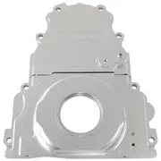 Aeroflow GM LS 2-Piece Billet Aluminium Timing Cover - Silver Finish, AF64-4361S