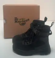 Dr. Martens Combs Tech Mens Combat Boots Size 5 Black Lace Up Buckle